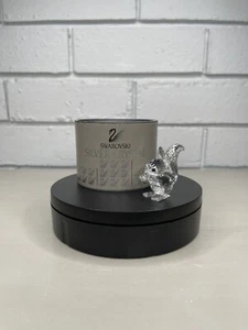 Swarovski Crystal Squirrel Holding Nut Figurine With Box Retired Made In Austria - Picture 1 of 16