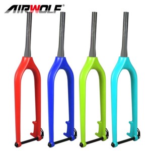 26er Carbon Fat Bike fork 150*15mm Bicycle Forks Thru Axle Tapered Tube Disc