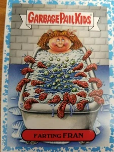 2019 GPK Garbage Pail Kids Revenge oh Horror-ible 9b Farting Fran BLUE 40/99 - Picture 1 of 1