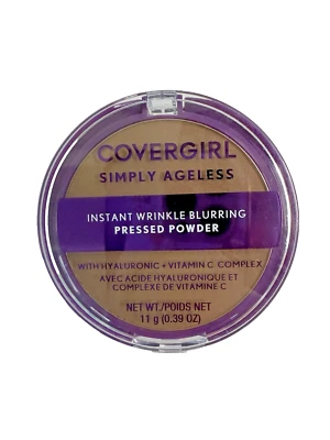 Covergirl Simply Ageless  Wrinkle Blurring Pressed Powder ~ SOFT Sable 275 - Image 1 of 4