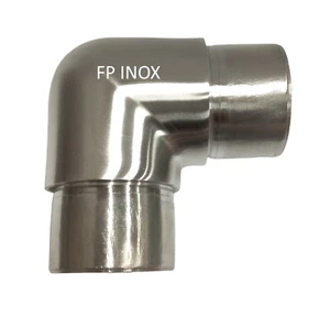 Coude arrondi inox A2 Satiné Pour Tube Diamètre 48.3mm Epais 2.6mm Garde Corps - Imagen 1 de 6
