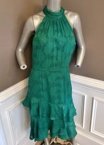 NWT ALEX MARIE Green Floral Garden Ruffle Sun Dress Sz 8 - Picture 1 of 5