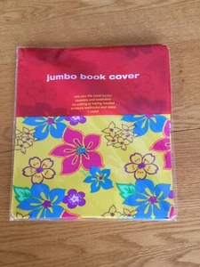 *NEW* Target Jumbo Book Cover, Reusable, Washable, One Size Fits Most, Floral - Picture 1 of 2