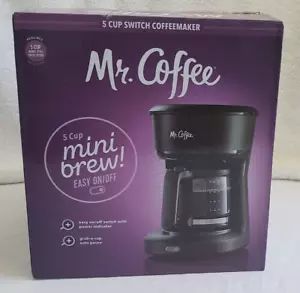 Mr. Coffee 5-Cup Mini Brew Switch Coffee Maker #2129512 Black - Picture 1 of 4