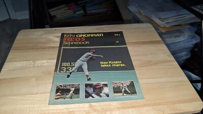 1979 Cincinnati Reds Baseball Program Read  - Image 1 of 4