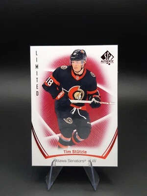 2021-22 SP Authentic Limited Red #57 Tim Stutzle - Image 1 of 2