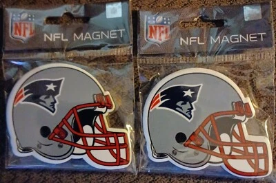 2 件套全新英格兰爱国者头盔官方授权 NFL 磁铁!! 🏈 — 第 1/3 张图片