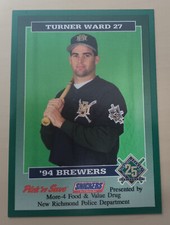 1994 Milwaukee Brewers Police Cards - More-4 Food & Value Drug New Richmond ....