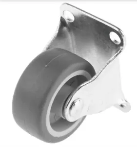 Fixed Castor Wheel 15kg Capacity, 42mm Wheel Manufactured by Guitel Hervieu - Picture 1 of 4