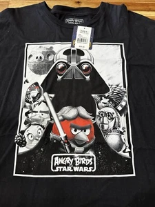 Angry Birds Star Wars Black T-shirt New Tags XXL 2XL - Picture 1 of 3