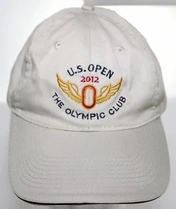 NWOT US Open 2012 The Olympic Club USGA Hat PGA Golf Khaki Buckle Strapback Cap - Picture 1 of 8
