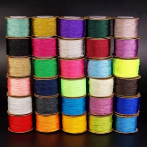 Zopf Knoten Nylon Kordel Faden Seil Rolle Auffädeln Schmuck Design Herstellung - Bild 1 von 40