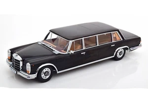 KK Scale 1964 Mercedes-Benz S-Class 600 Pullman LWB (W100) Limo Black 1:18 - Picture 1 of 6