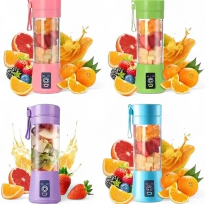 Mini Spremiagrumi Elettrico Portatile Frullatore Frullati Spremiagrumi Macchina Frutta 380ML - Immagine 1 di 3