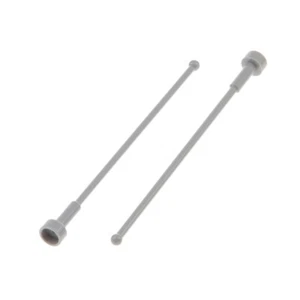 2x Lego Antenna 8H New - Light Grey Staff Whip Star Wars 10143 4251564 2569 - Picture 1 of 1