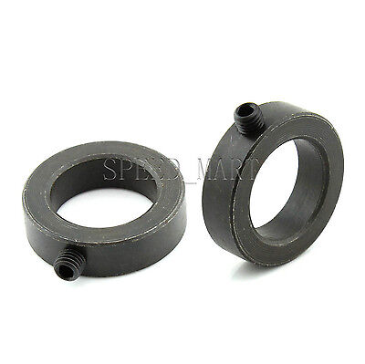 2x Split Ring Drill Stop Collars Set Exact Hole Depth Brad Point Bits 45x65x14mm • 19.39$
