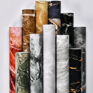 3-10m Vinyl Marble Wall Stickers Self Adhesive Kitchen Counter Top Cabinet Wrap - Picture 1 of 145