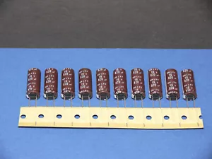 NIPPON 820uF 16V Low ESR LXV 105° Elko Elektrolyt Kondensator capacitor 10 pcs - Picture 1 of 3