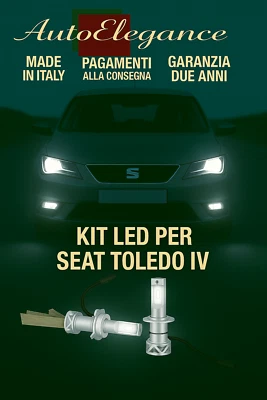 Kit Led H7 Abbaglianti 6500K Para Seat Toledo IV | Blanco Canbus - Imagen 1 de 4