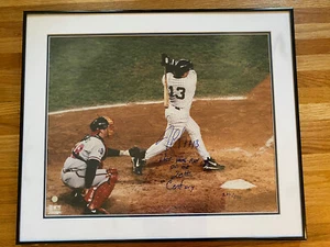 Jim Leyritz signed framed 16x20 Yankees Last HR Of Century Limited Edition W COA - Picture 1 of 6
