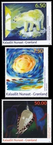 Greenland #Mi551-Mi553 MNH 2010 Jacobsen Silis-Hoegh Paninguak Polar [560-562] - Picture 1 of 1