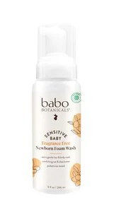 Babo Botanicals Sensitive Baby Fragrance-Free Newborn Foam Wash - Gentle formula - Picture 1 of 9