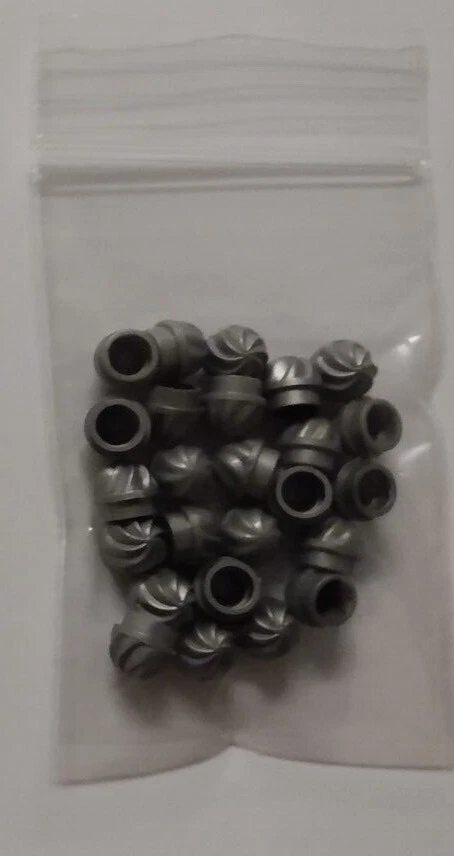 Nueva placa redonda 1x1 con remolino vertical — #15470 — 25 piezas — personalizada y compatible Foto 1 de 1