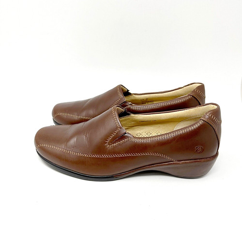 Mocassino slip on ARAVON Tia by New Balance in pelle marrone scarpe comode donna 8 5 B