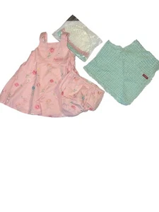 NWT Girls BABY GUESS 4 Pc Dress Set 18 Months - Picture 1 of 10