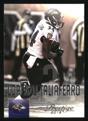 Lorenzo Taliaferro 2015 Panini Prestige #61 FOOTBALL Card - Image 1 of 2