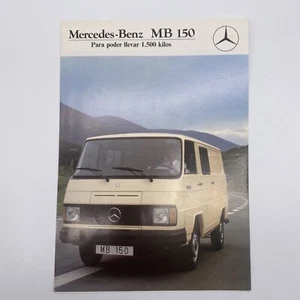 Vintage 1980s Mercedes Benz 150 Van Truck Brochure Spanish Text - Picture 1 of 4