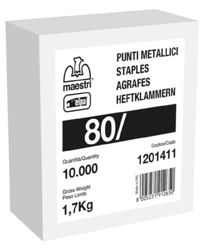 PUNTI PER FISSATRICE PNEUMATICA MOD. 80 mod. 80/6 - cf. 10000 pz ROMEO MAESTRI - Imagen 1 de 1