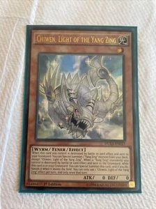 Yugioh! Chiwen, Light Of The Yang Zing - DUEA-EN032 - ULTRA RARE- GEM MINT! - Picture 1 of 3