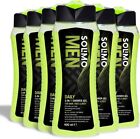 6 Pack Solimo Men 3 in 1 Daily Shower Gel 6 x 400ml