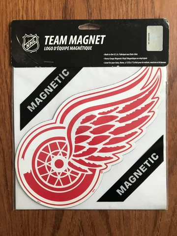Detroit Red Wings Hockey Logo NHL Team Fridge Magnet - Die Cut Cover