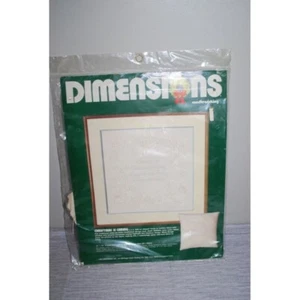 Christmas is Caring Dimensions Candlewicking Kit #8601 Picture or Pillow - Picture 1 of 4