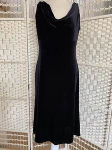 Debenhams dress Size 12, Black , Cruise, Party, Velvet,Wedding, Races,e9 - Picture 1 of 6