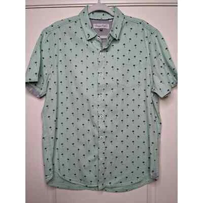 Mens XL Button Up Shirt Sovereign Code Los Angeles Palm Trees - Image 1 of 4