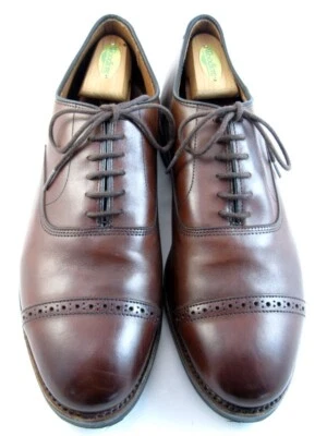 NUEVO Allen Edmonds "FIFTH AVENUE" CapToe Oxfords 7 EEE chile oscuro DAINITE (251N) Foto 1 de 4