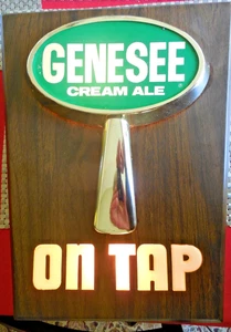 Vintage Lighted Beer sign Genesee Cream Ale On Tap - Picture 1 of 7