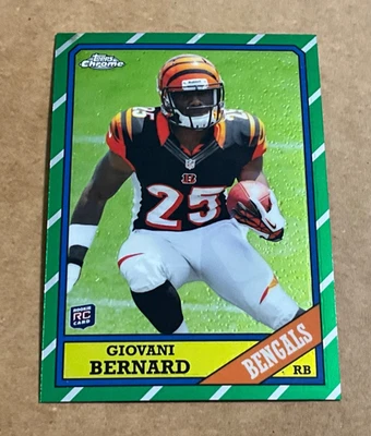2013 Topps cromo # 17 Giovani Bernard novato Cincinnati Bengals fútbol Foto 1 de 2