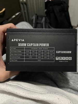 Apevia 550W Captain Power Captain Power Supply ATX AC 115/230V - Image 1 of 2