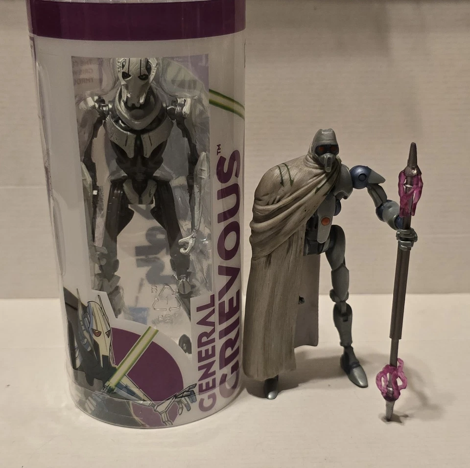 Figura de acción Hasbro Disney Star Wars 3,75" General Grievous & Magnaguard Foto 1 de 3