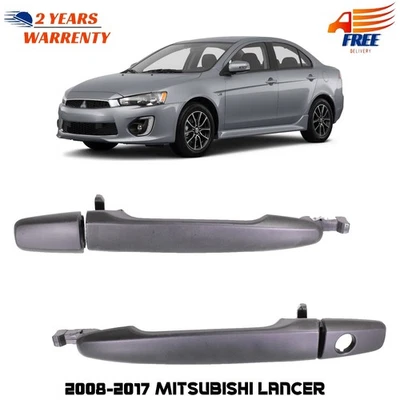 Front Exterior Door Handles Pair Set For 2008-2017 Mitsubishi Lancer — 第 1/4 张图片