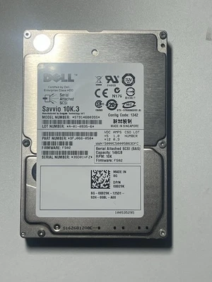 Dell X829K ST9146803SS Savvio 10K.3 146GB 10000RPM 16MB 2.5" Internal Hard Drive - Image 1 of 3