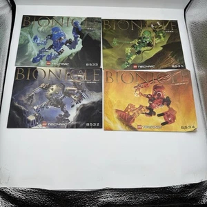 Vintage Legos Bionicle Technic Instructions Book Manuals Only 4 Book Bundle - Picture 1 of 6