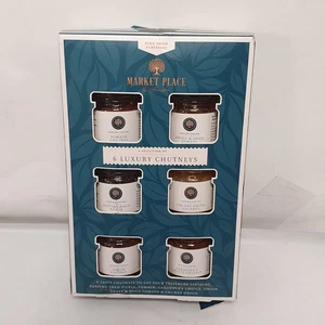 Gourmet Chutney Geschenkset - 6 Geschmacksrichtungen Auswahl an Luxus Pickles & Relishes | - Bild 1 von 7