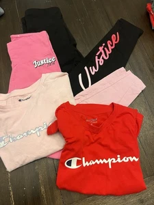 Youth Girls Size 12/14 Athletic Bundle Justice Champion - Picture 1 of 9