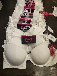 NEU Maidenform P00697 BH weiß leicht gefüttert, Bügel, Größen: 36D 34C 36B 38B - Bild 1 von 6