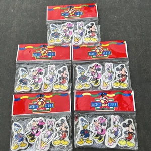 5 paquetes de gomas de borrar vintage de Mickey & Friends Disney (Minnie, Donald y Daisy) - Imagen 1 de 6